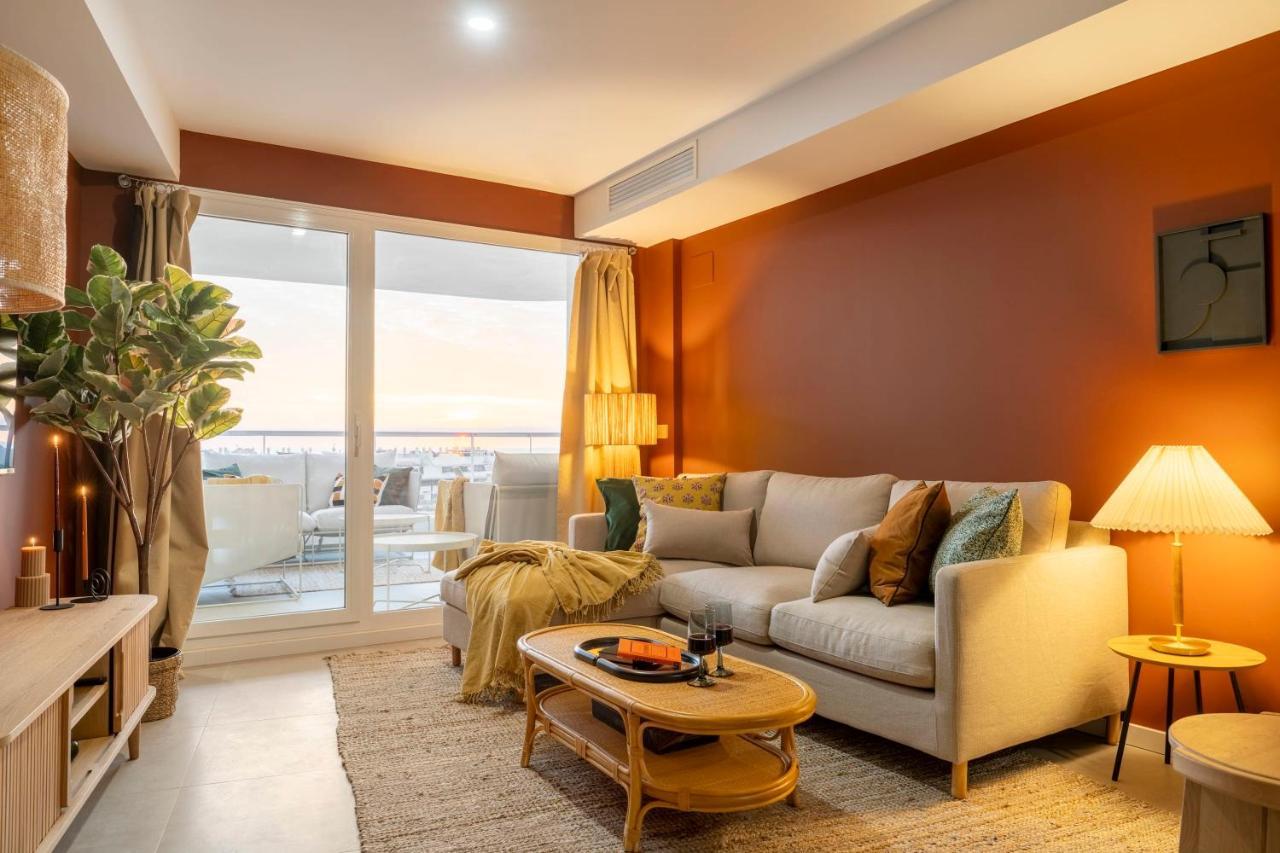 Canet d'En Berenguer Gran Canet 2Br! Walk To Beach, Sea View, Sauna & Gym מראה חיצוני תמונה